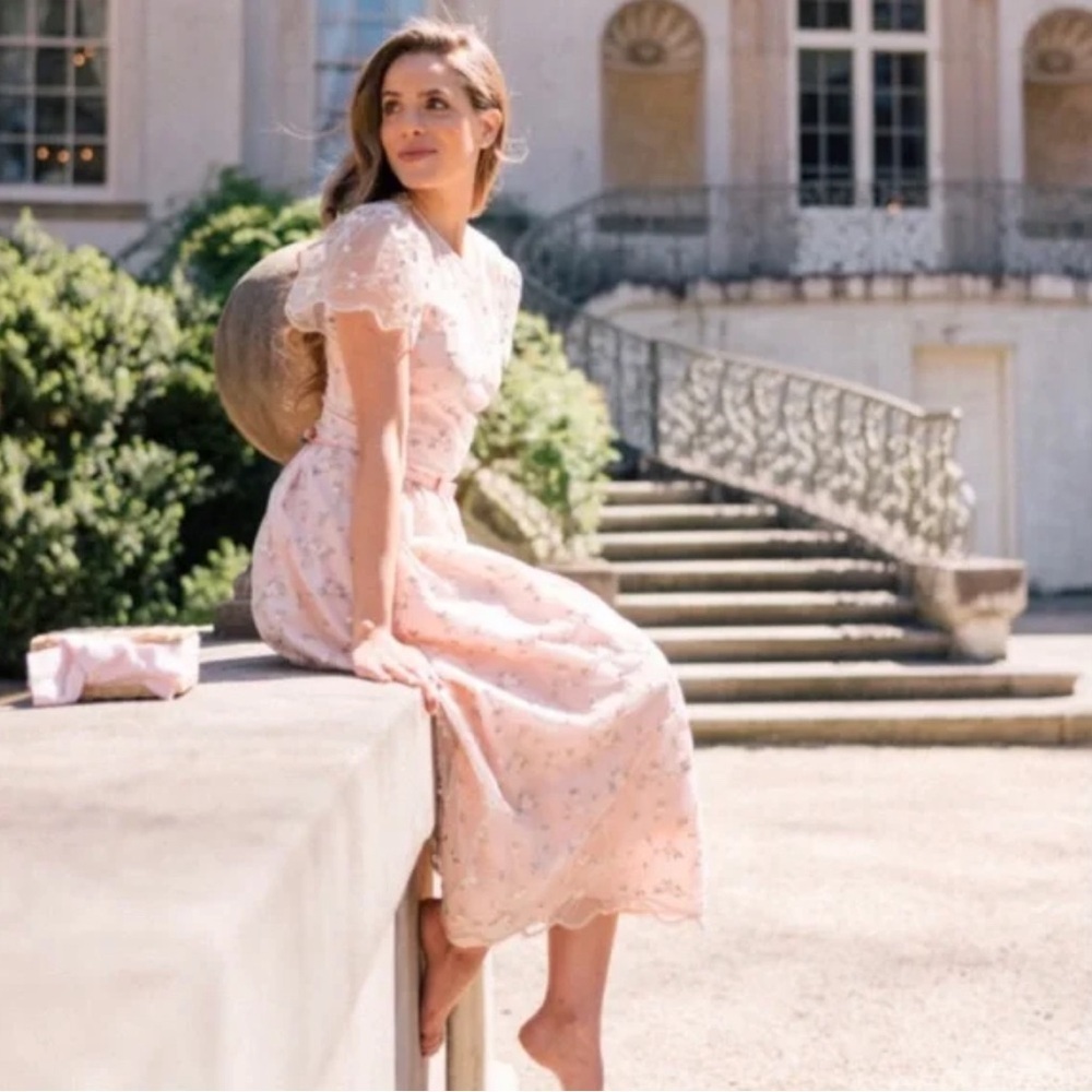 Gal Meets Glam Penelope Dress in pink size XL